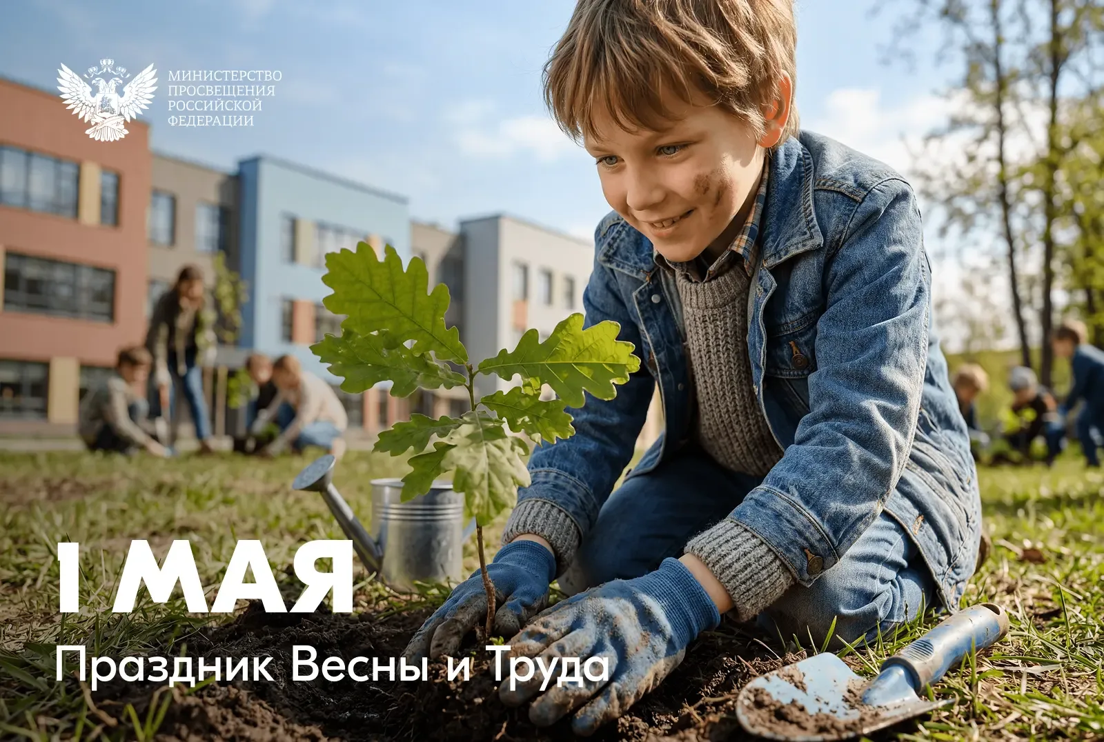 Поздравление Министра просвещения Российской Федерации Сергея Кравцова с 1 Мая – Праздником Весны и 