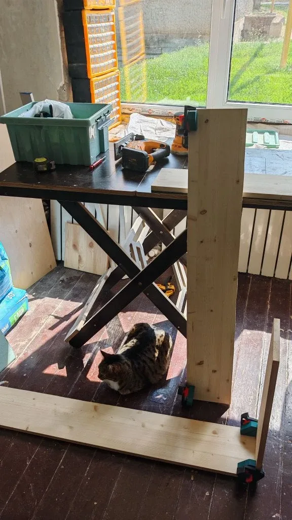 Котоконтроль процесса  Одна из причин, почему я стараюсь подметать после каждого реза лобзиком. Она 
