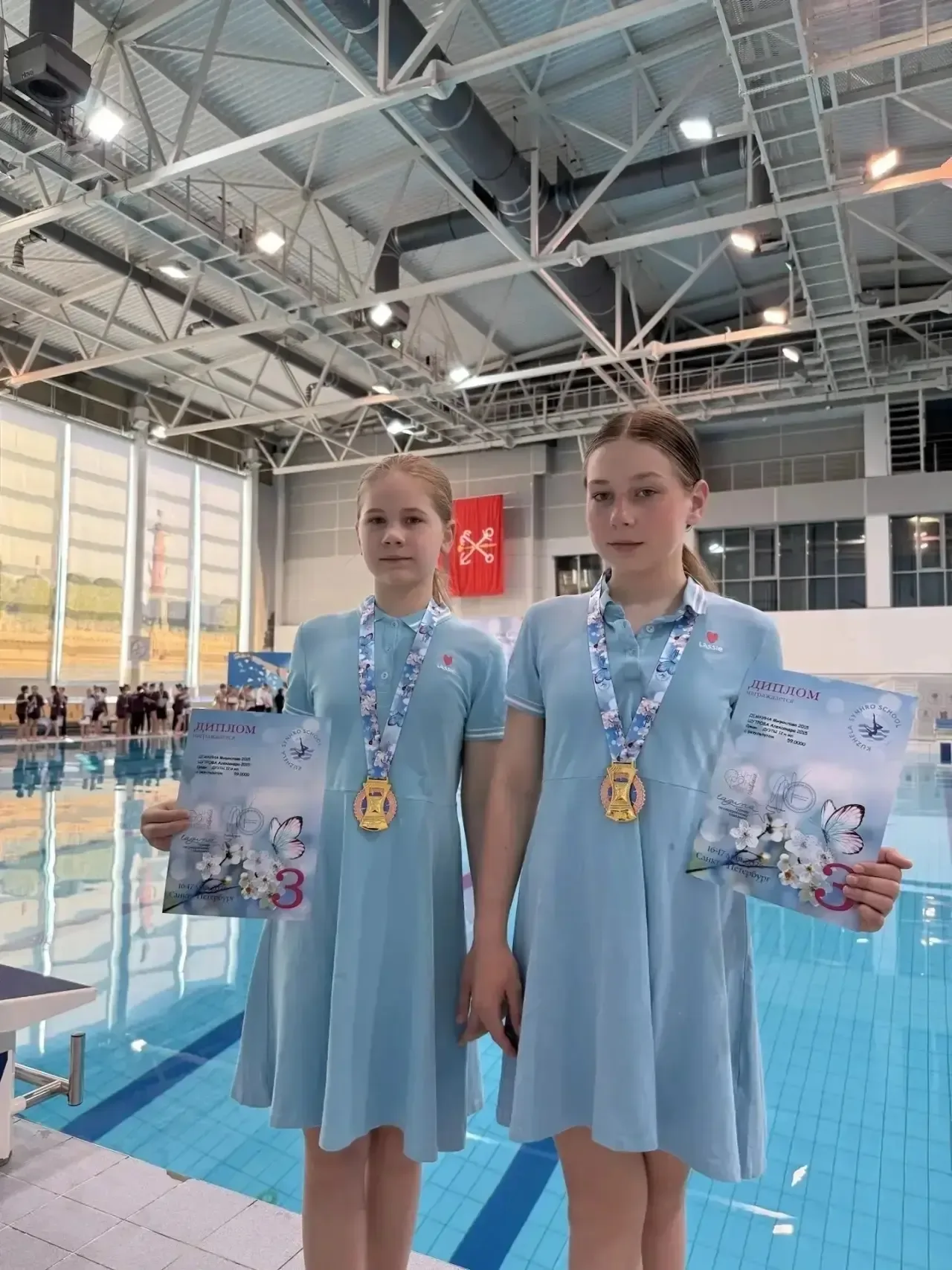 Раменские синхронистки привезли медали с международного турнира🏆    16 и 17 мая в Санкт-Петербурге п