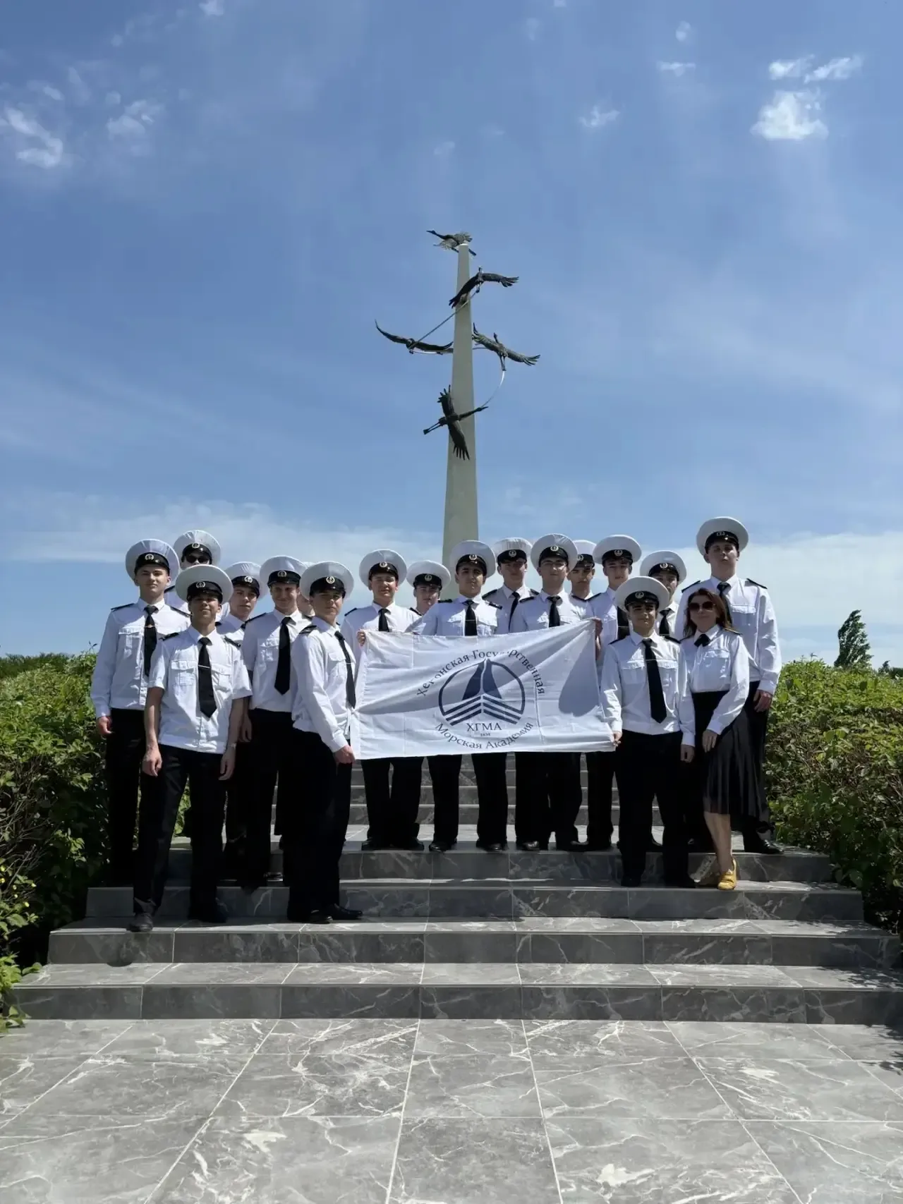 Курсанты Морского профессионального колледжа ХГМА посетили музей-заповедник Самбекские высоты в горо