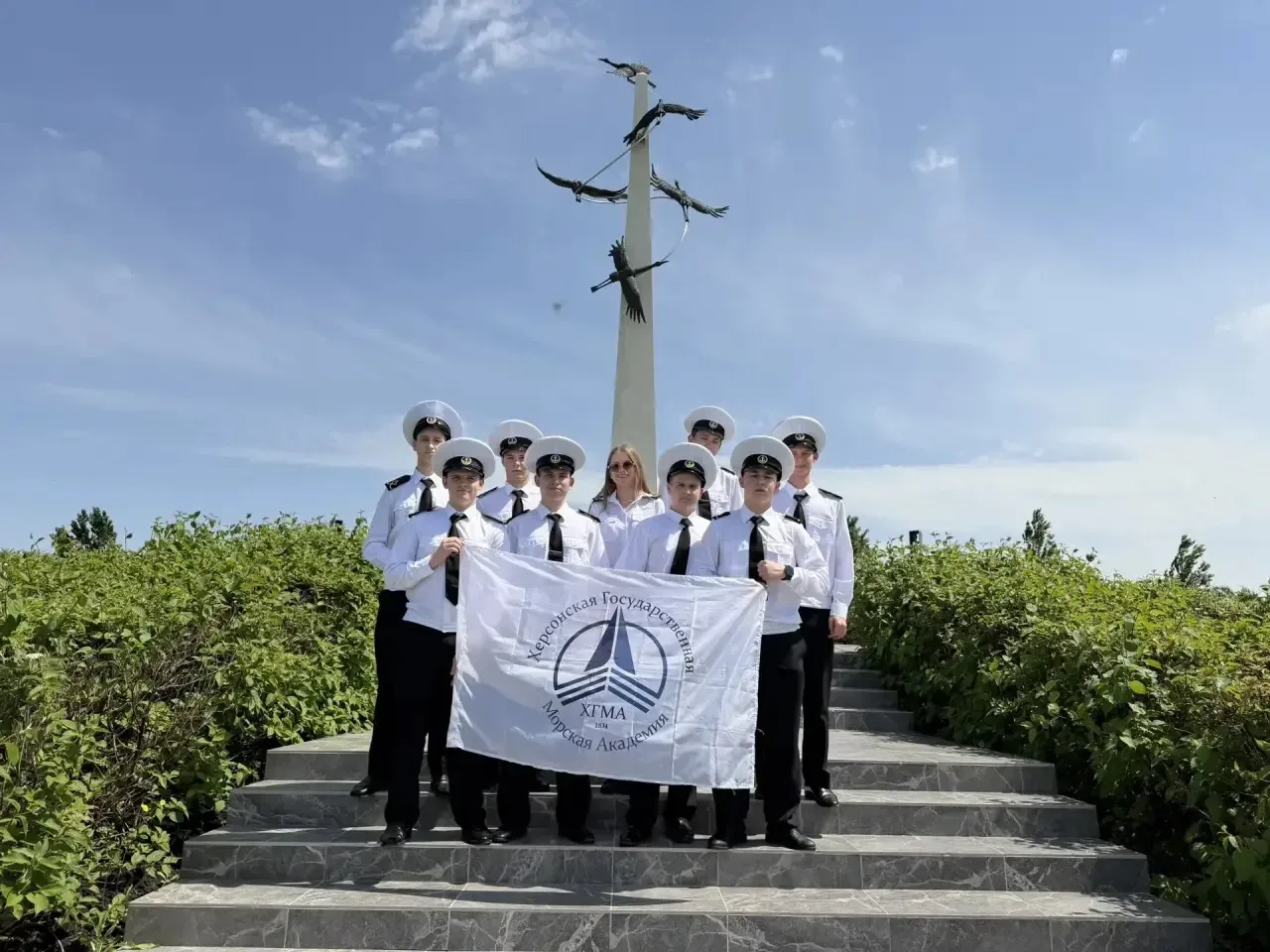 Курсанты Морского профессионального колледжа ХГМА посетили музей-заповедник Самбекские высоты в горо