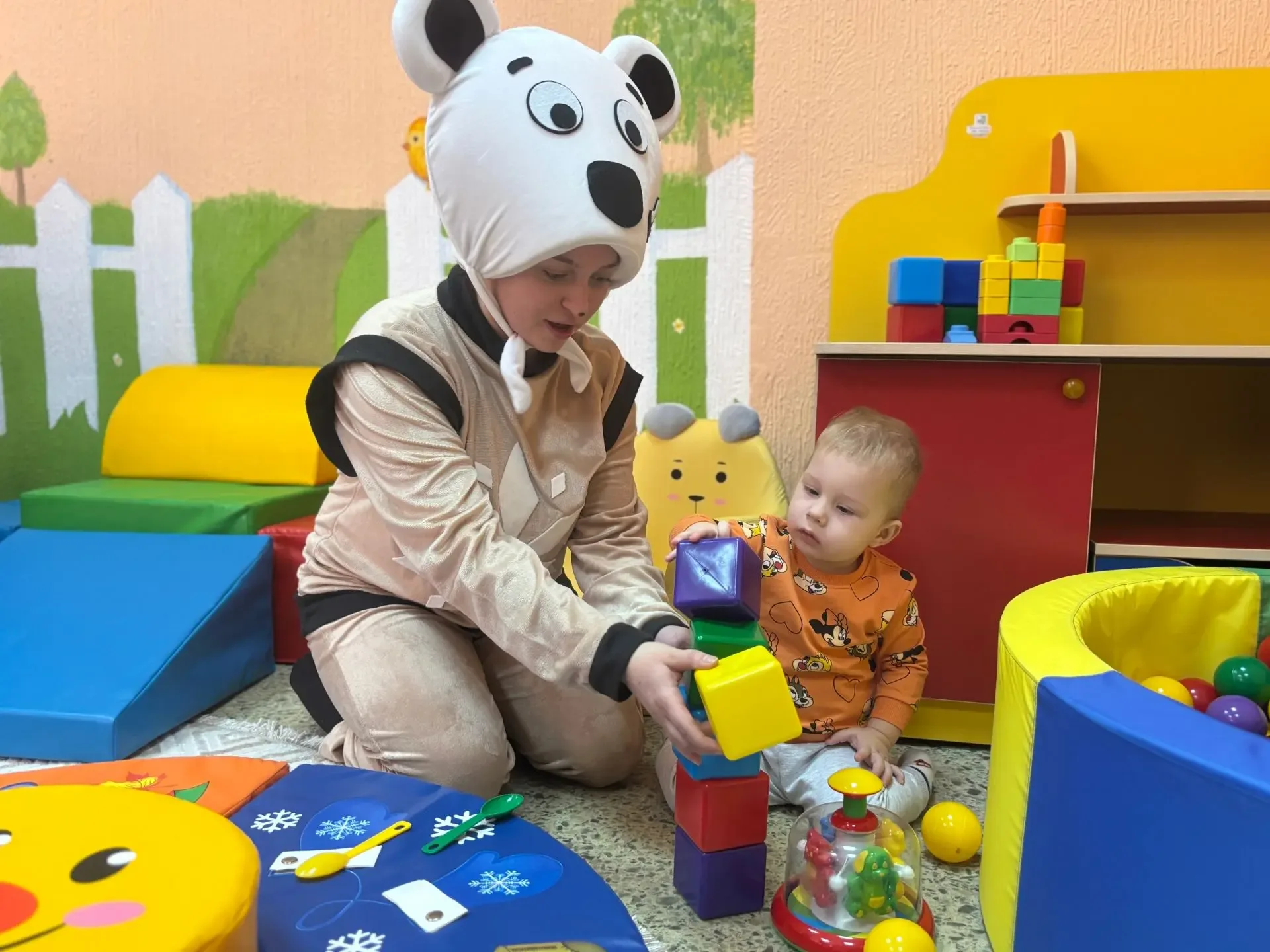 ❤️На базе центра социальной помощи семье и детям «Возрождение» продолжает функционировать группа кра