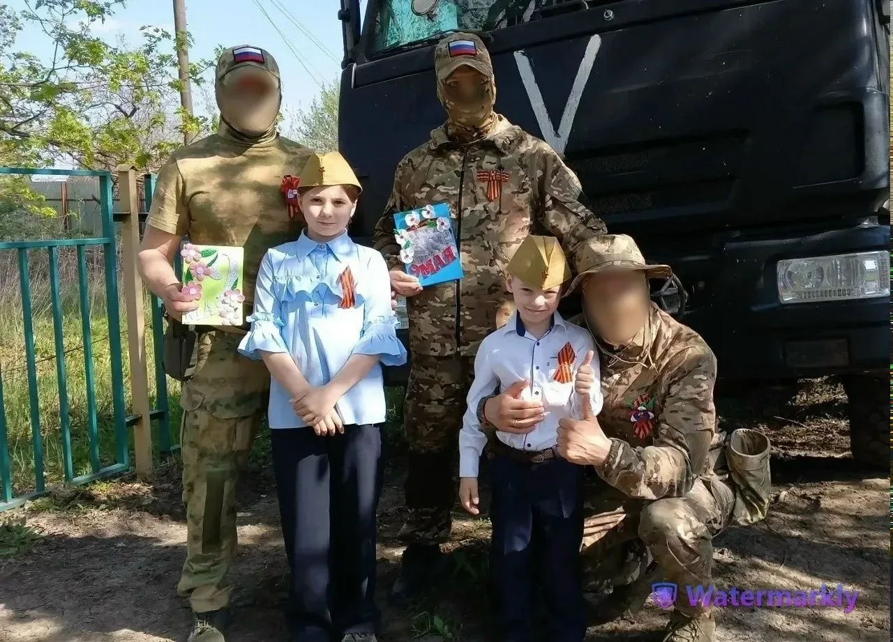 🇷🇺Воспитанники Щигровского центра соцпомощи "Импульс" поздравили с Днём Победы военнослужащих.   ❤️Р