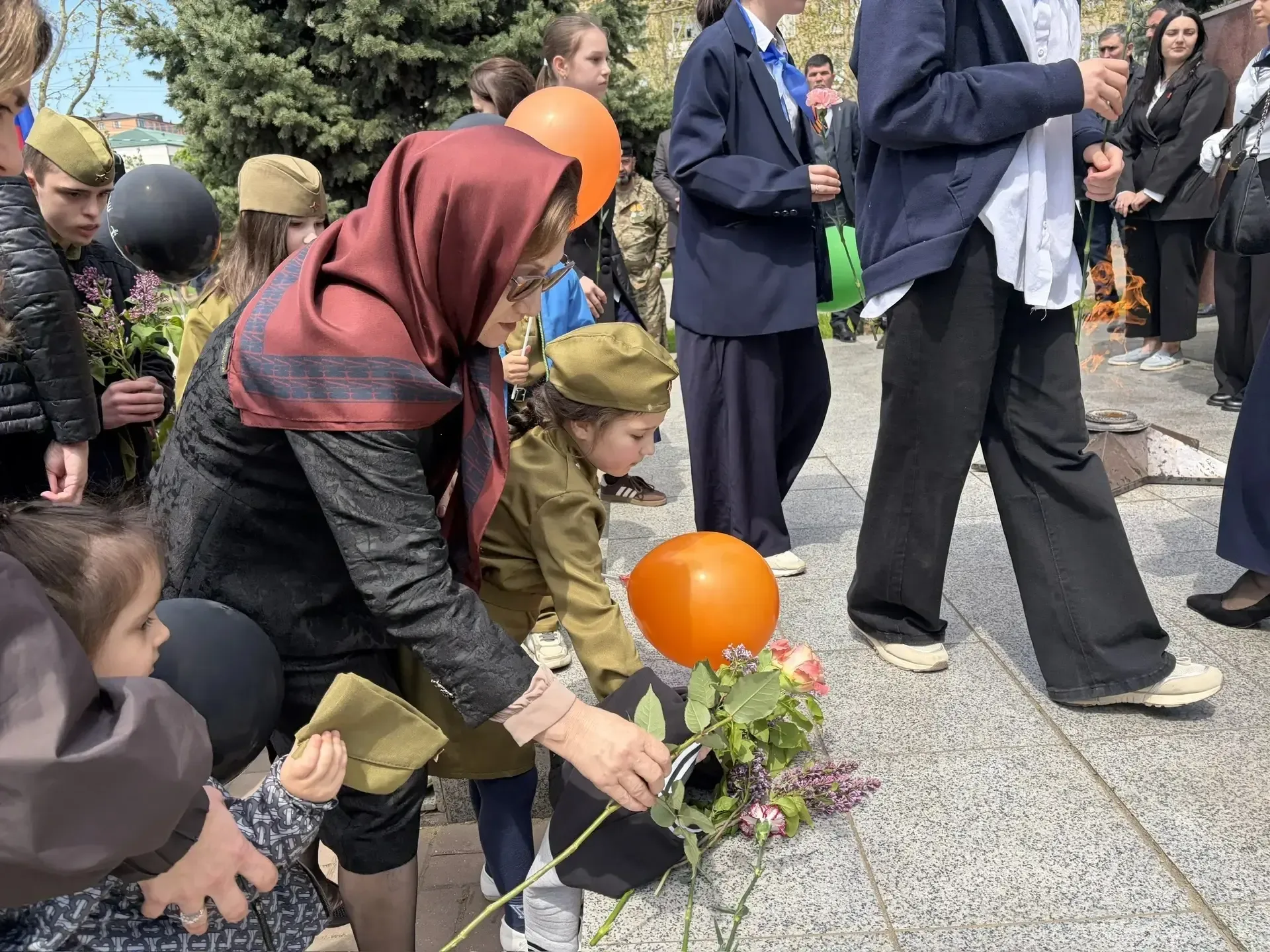 В преддверии 9 Мая воспитанники и сотрудники Реабилитационного центра г. Избербаш присоединились к В