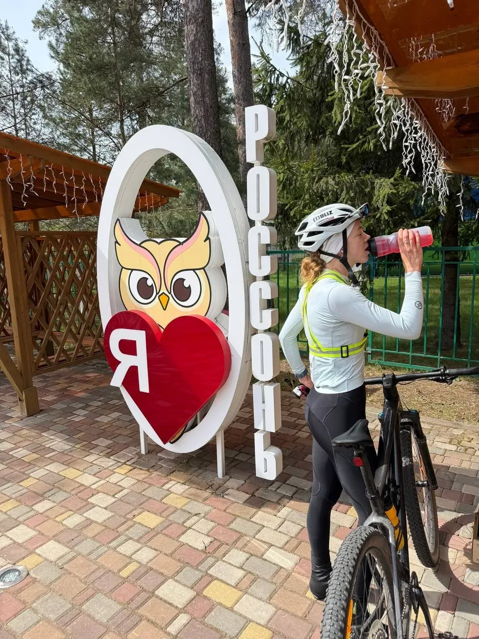 Елизавета Маслакова на велотренировке 🚴‍