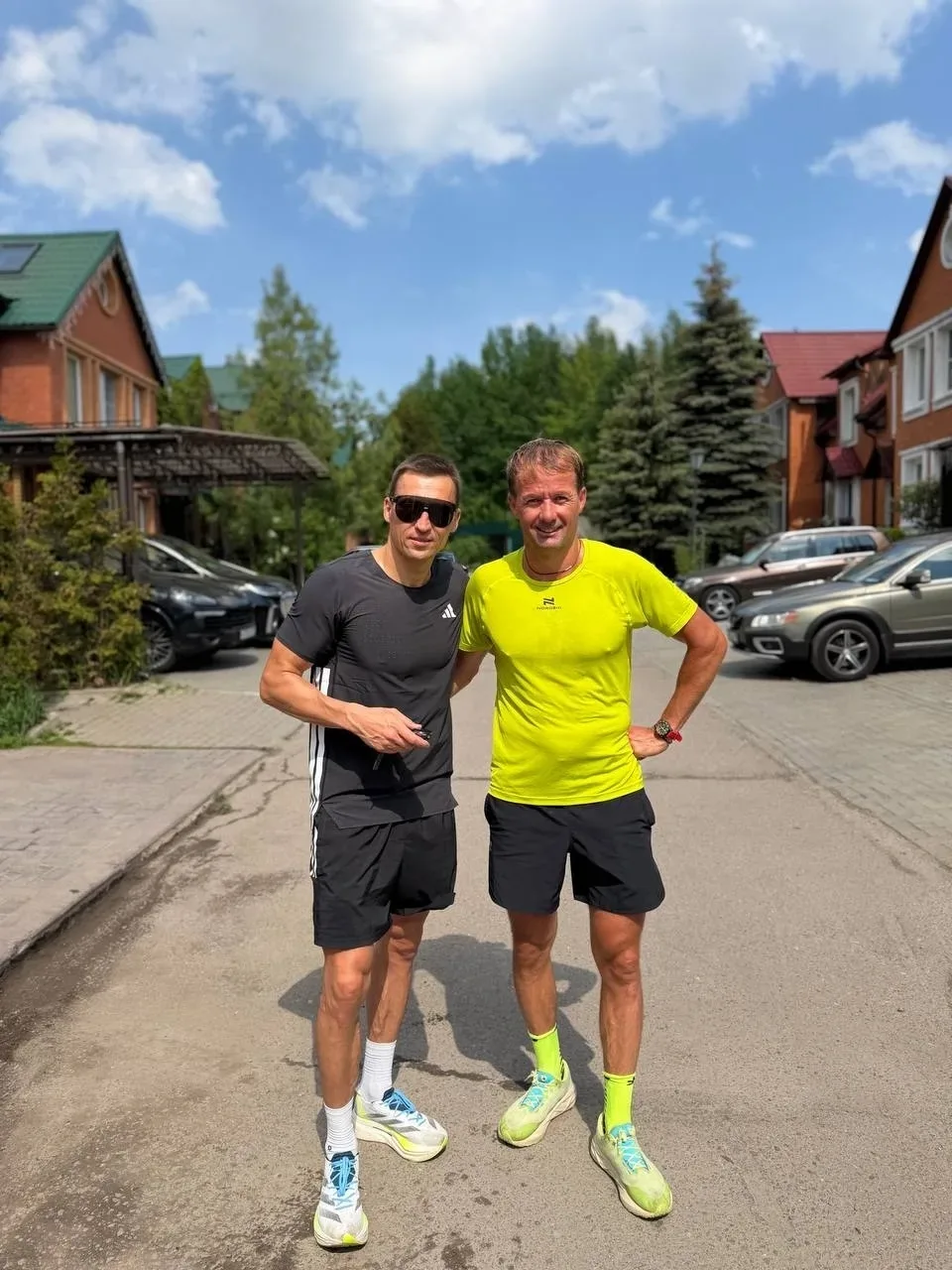 Александр Легков и тренер Егор Сорин 💪