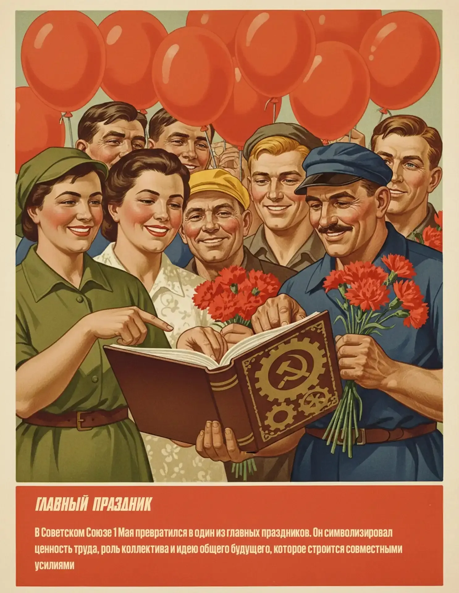 А что мы на самом деле знаем о Первомае?  Не только «Мир. Труд. Май», но и красные флаги, агитплакат