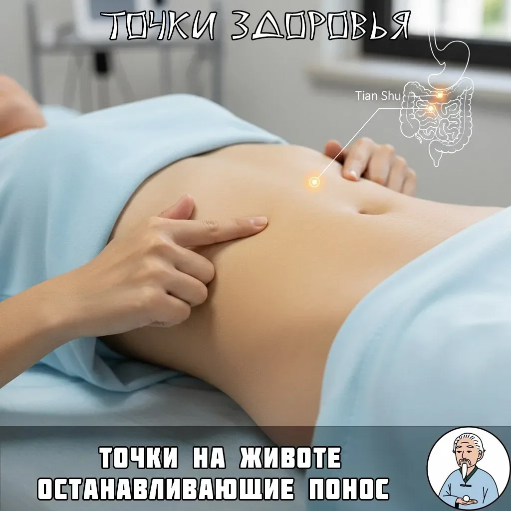 Тянь-шу — скорая помощь кишечнику  Точки Тянь-шу находятся на 3 пальца в стороны от пупка. Они регул