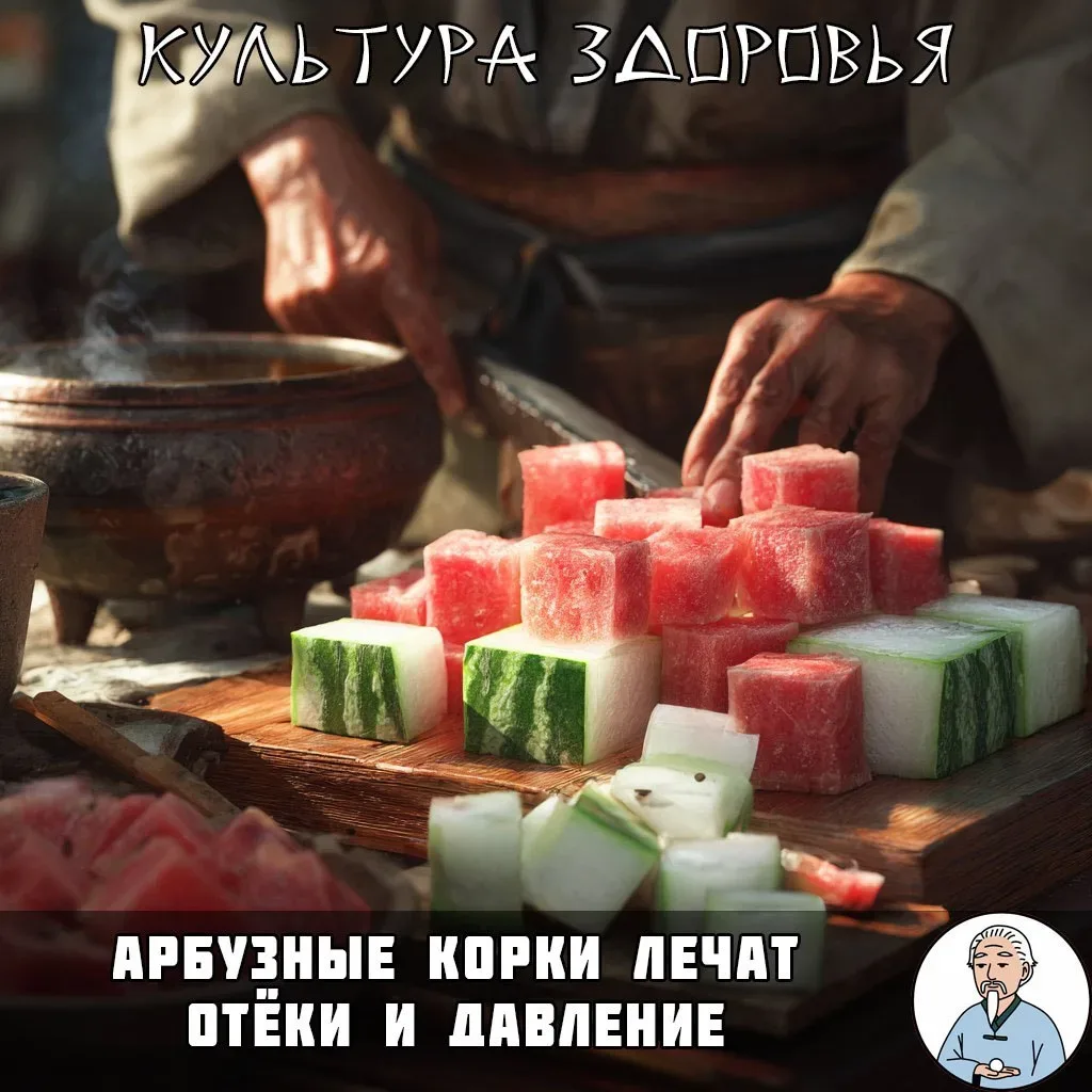 Не выбрасывайте белую часть арбуза  В Китае арбузные корки ценятся больше мякоти. Белая часть — прир