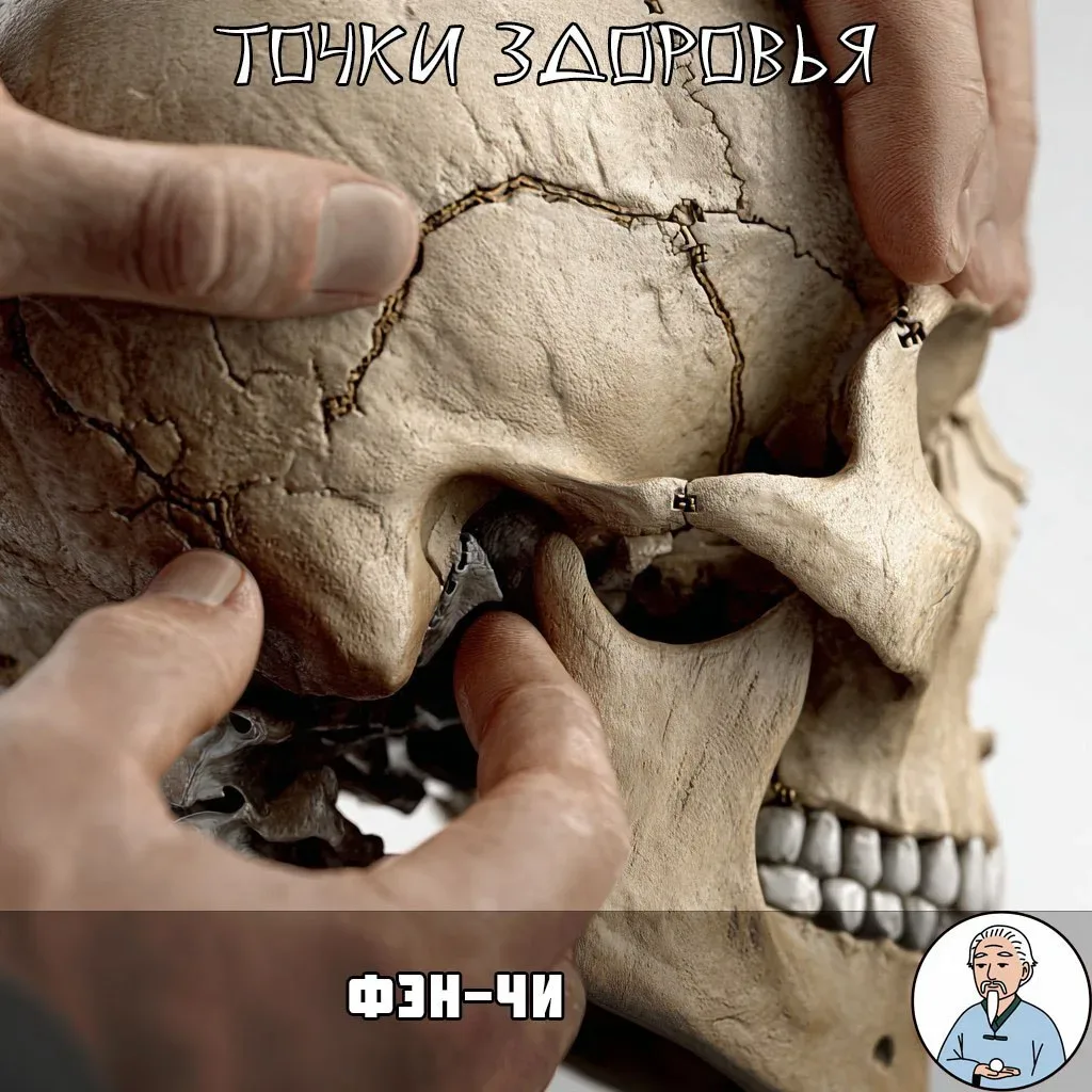 Фэн-чи — ворота ветра от мигрени  Точки Фэн-чи находятся в ямках у основания черепа, по бокам от поз