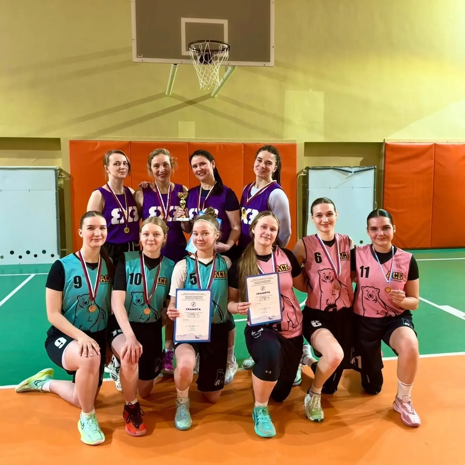🏆  Успешное выступление САФУ на Кубке по баскетболу 3×3 среди женских команд  На этой неделе в СГМУ 