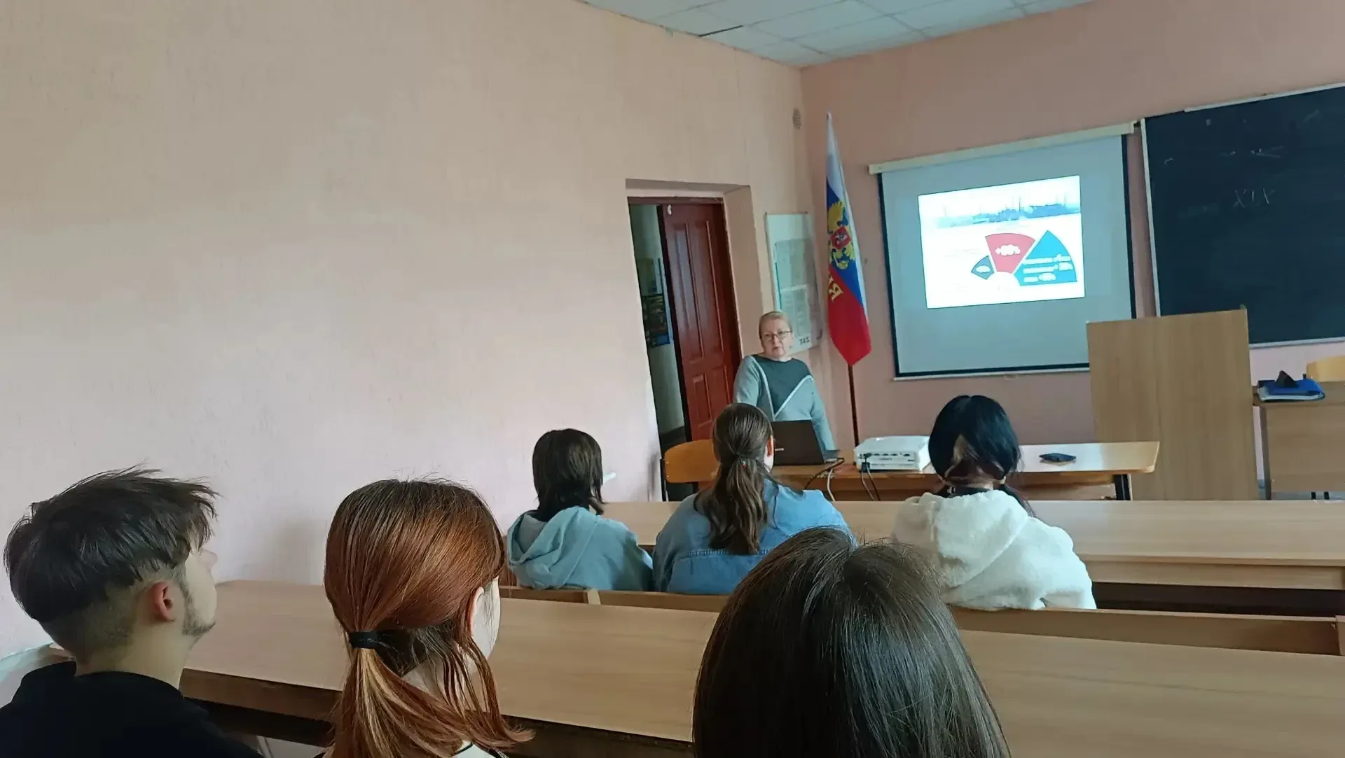 🗓В рамках празднования годовщины «Русской весны» в Донецком колледже экономики, технологий и дизайна