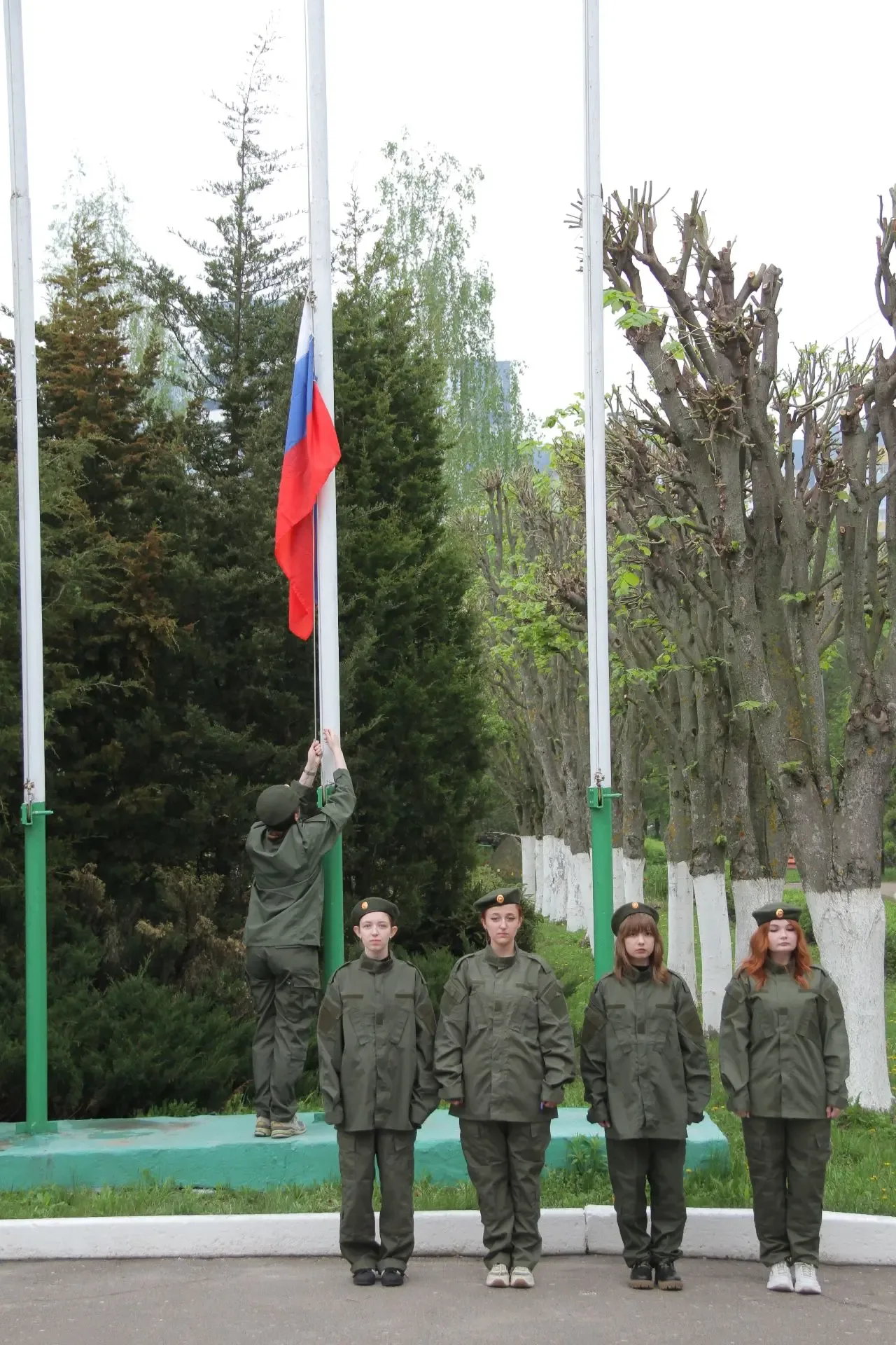 🇷🇺 Сегодня в Орловском ГАУ прошла церемония поднятия Государственного флага Российской Федерации, зн
