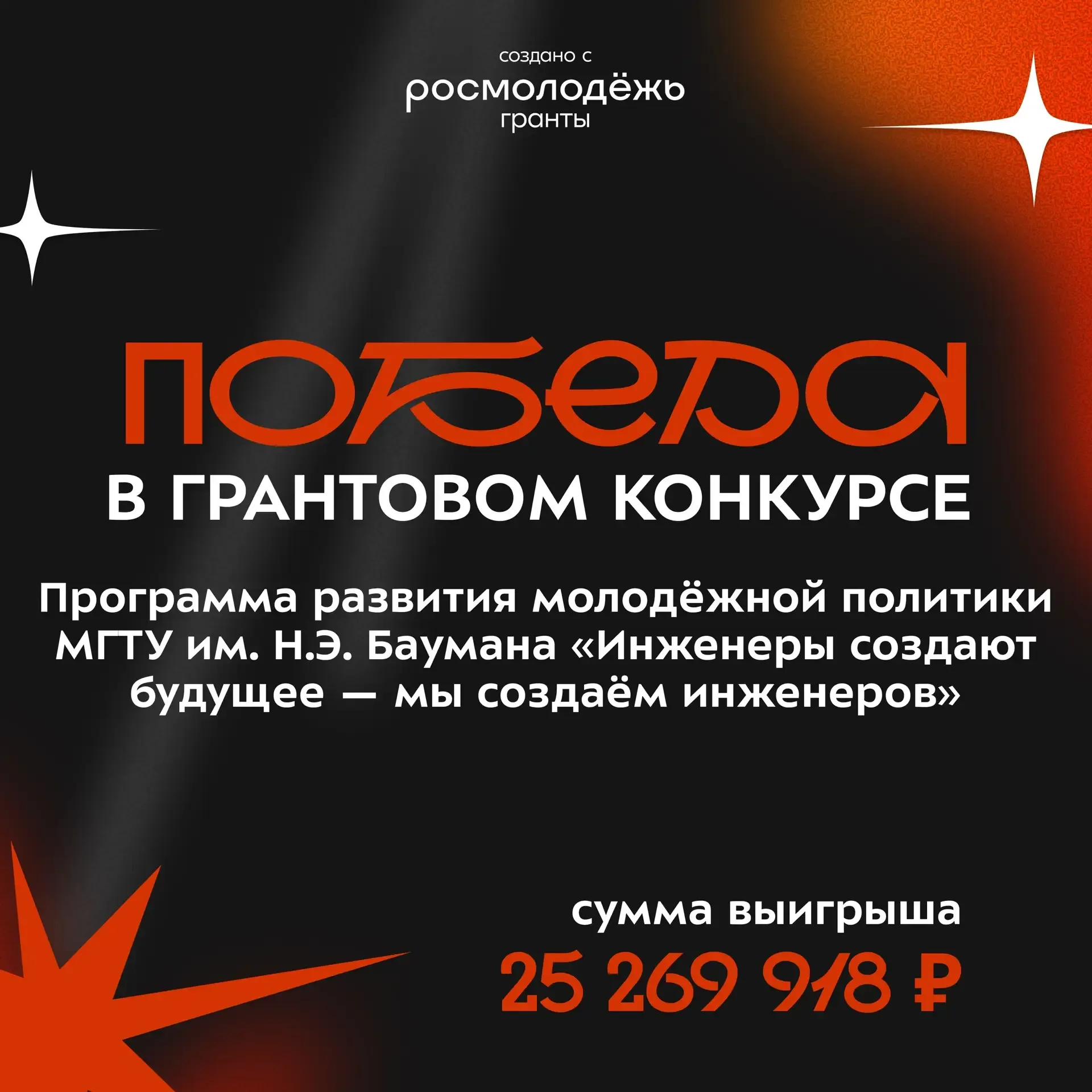 😍 Мы сделали это вновь — еще одна победа в грантовом конкурсе!  На протяжении долгого времени команд