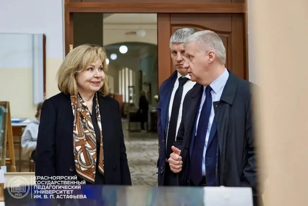 Заместитель министра просвещения РФ Андрей Николаев посетил КГПУ с рабочим визитом ☝🏻  В КГПУ с рабо