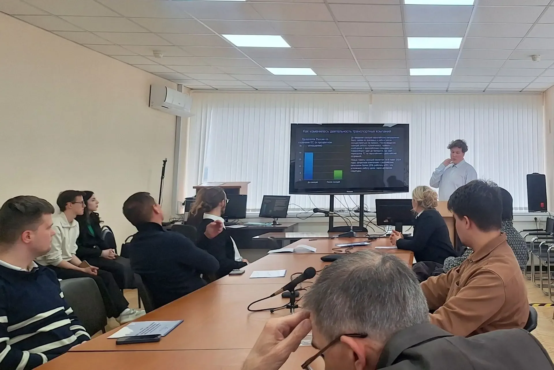 Студенческие идеи против санкций 🎓💡🚫  Студенты и аспиранты экономического факультета представили сво