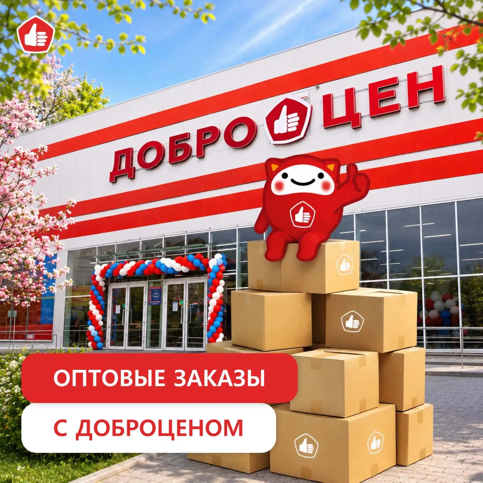 Доброцене можно закупаться не только для дома, но и для бизнеса! 📦  Мы работаем с ИП и юридическими 