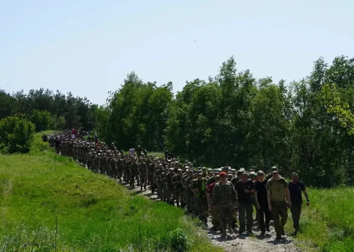 В Саратовском военном институте Росгвардии состоялся «Марш памяти»  🇷🇺В год 10-летия Росгвардии и 21