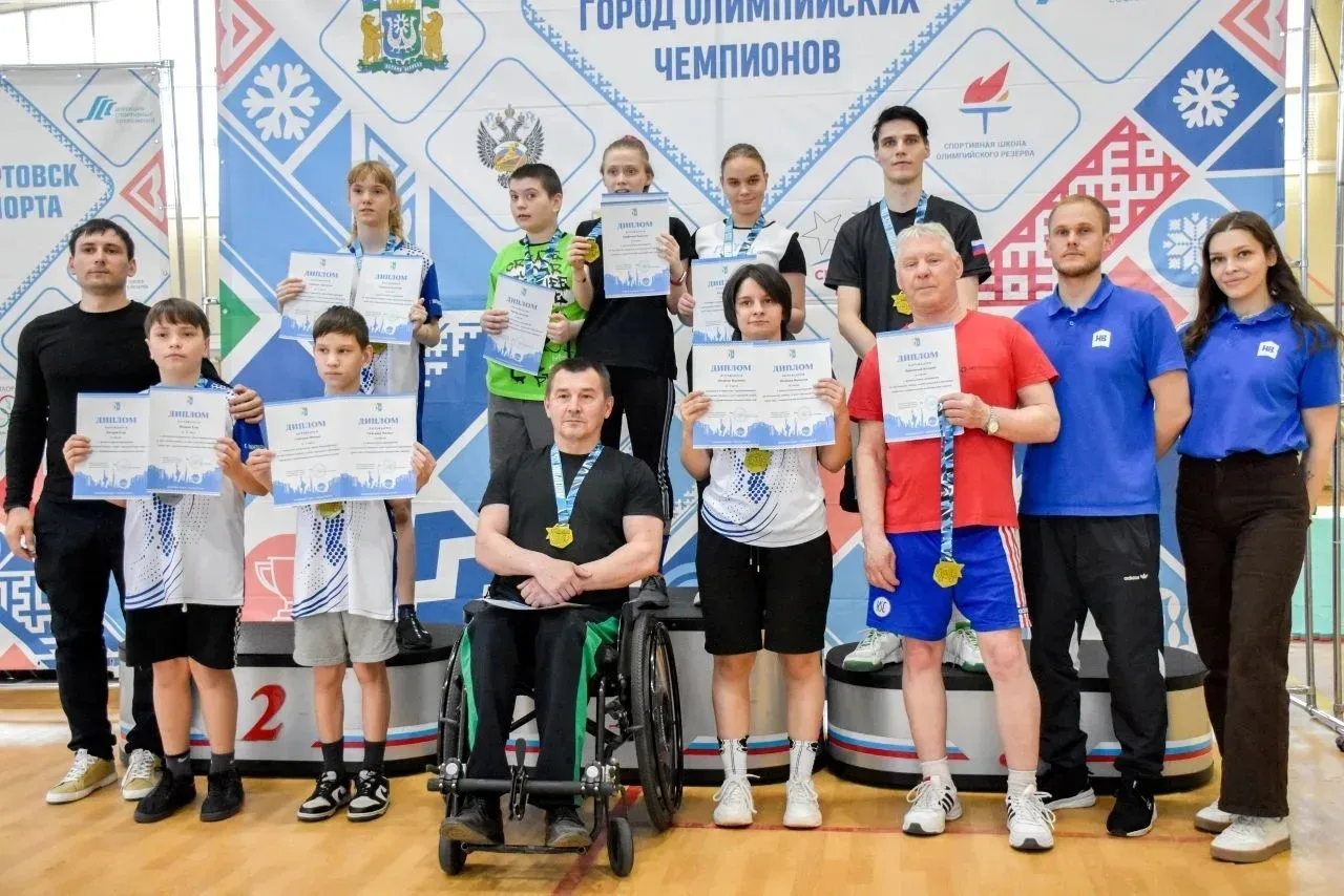 В Нижневартовске прошли соревнования по настольному теннису среди лиц с ограниченными возможностями 