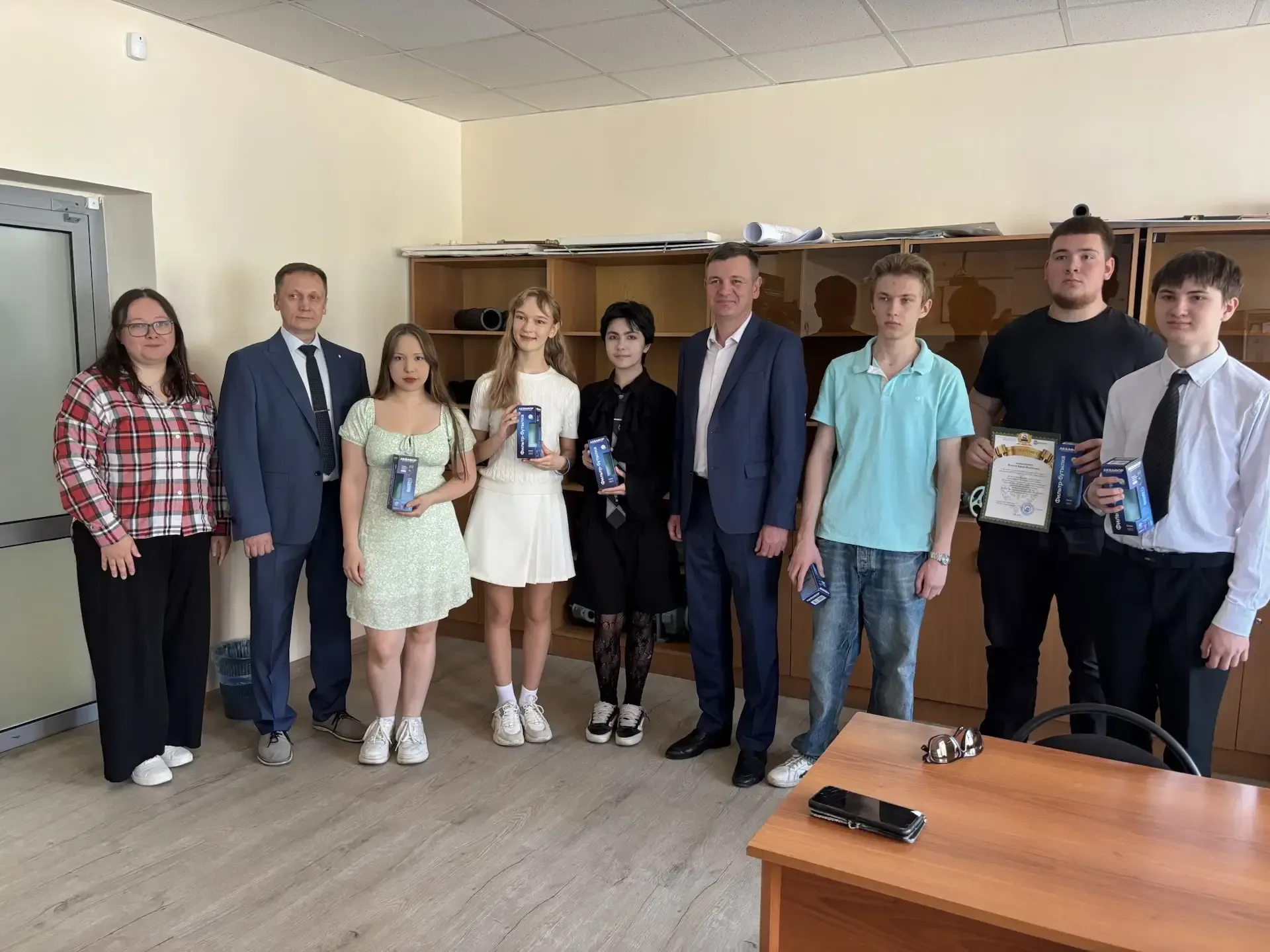 В УГНТУ наградили победителей Международной олимпиады школьников «День воды». В архитектурно-строите