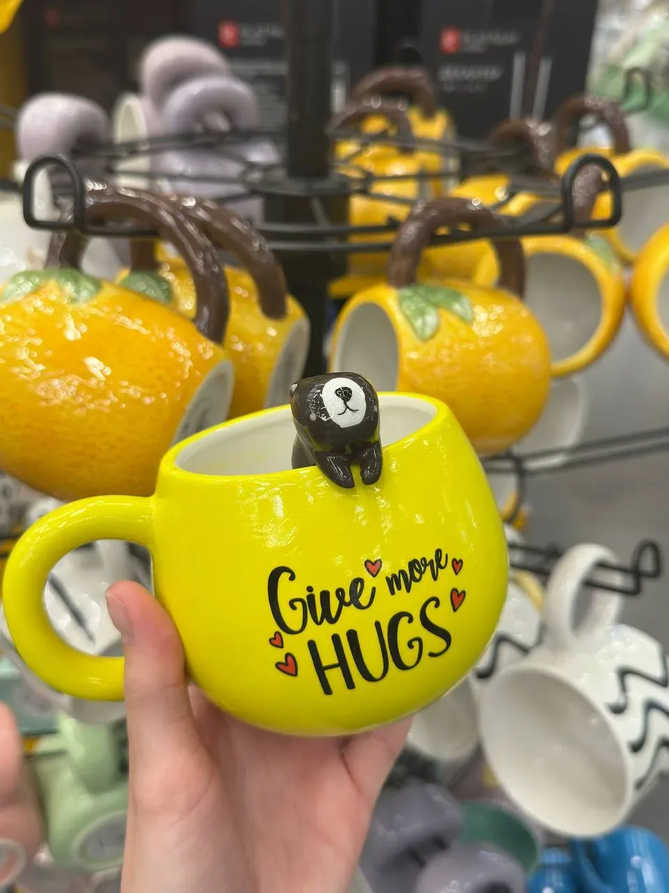 Симпатичная посуда из Ленты ☕️  Кажется, везде началась лимонная лихорадка 🍋