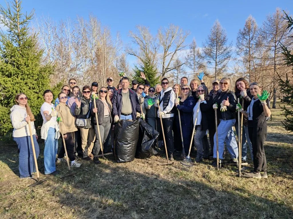 🧹 🌳🌲 Дружный коллектив Министерства здравоохранения Красноярского края присоединился к Всероссийском