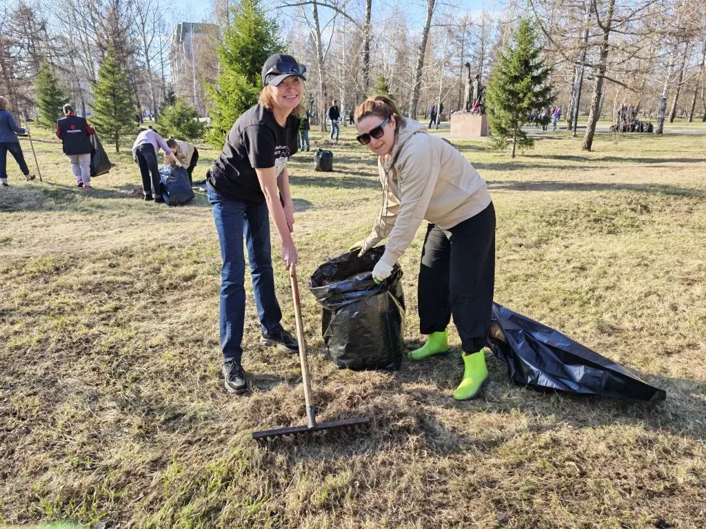 🧹 🌳🌲 Дружный коллектив Министерства здравоохранения Красноярского края присоединился к Всероссийском