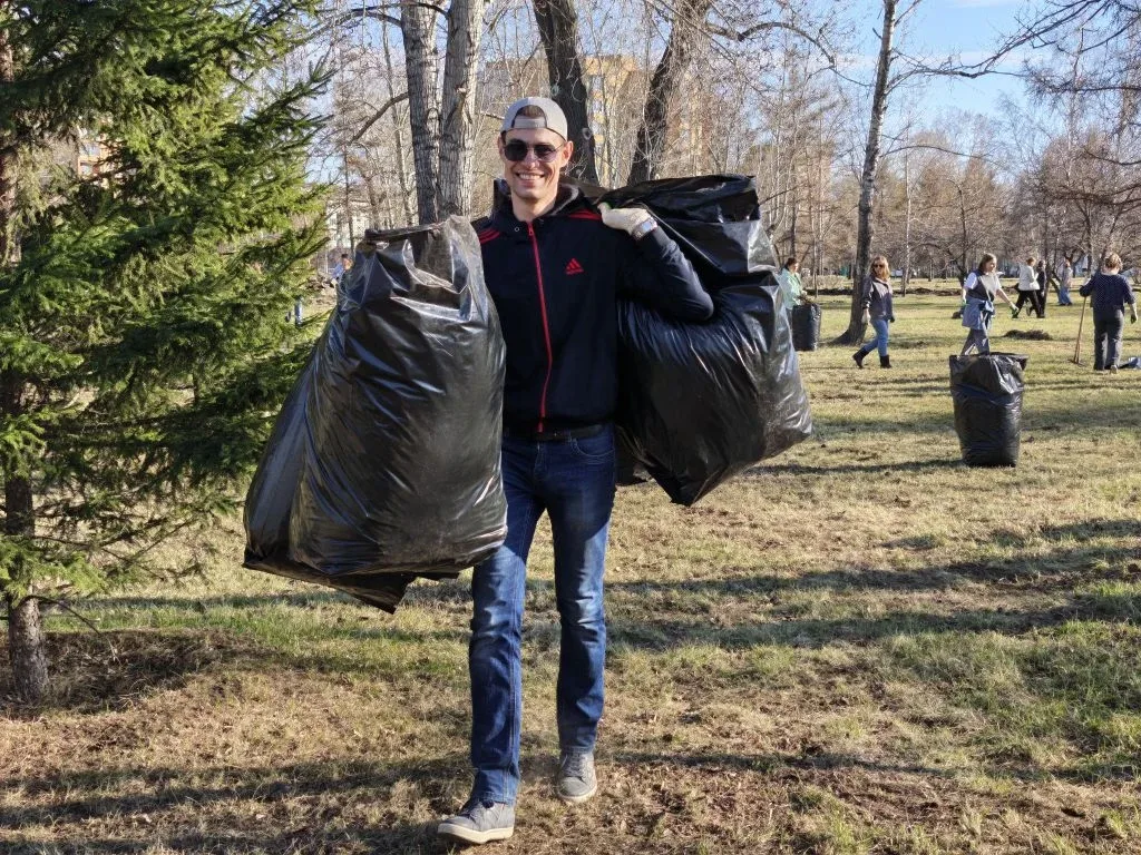🧹 🌳🌲 Дружный коллектив Министерства здравоохранения Красноярского края присоединился к Всероссийском