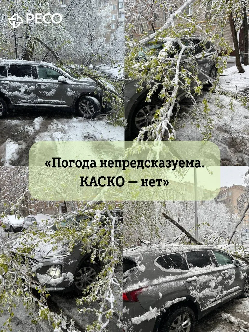 🌧Погода умеет удивлять — сегодня солнце, завтра снег  ❗️Весной особенно легко попасть в неприятную с