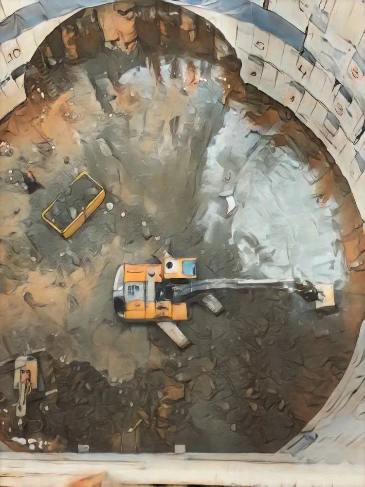 👷🏻‍♂️ На строительстве демонтажного котлована приступили к разработке предпоследней захватки.  В При