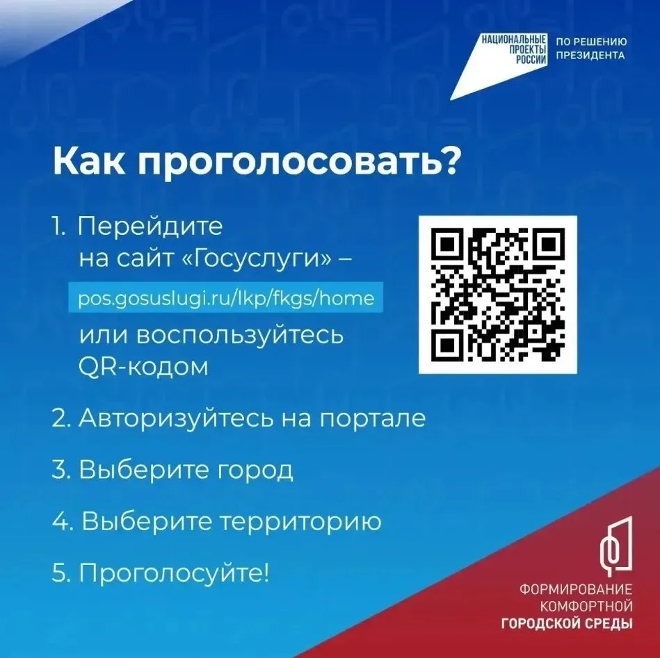 В голосовании лидирует сквер по улице Тушканова   Горожан приглашают принять участие во Всероссийско