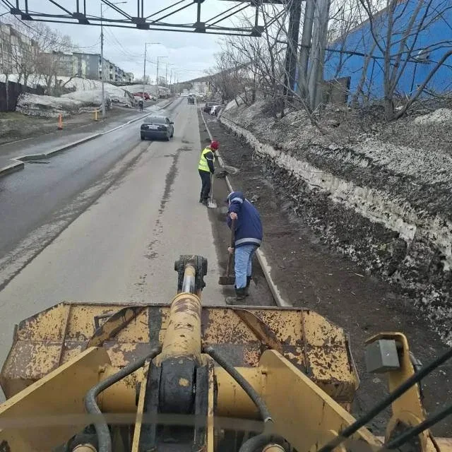 Город день за днем ⁣ 14  мая 2026 года ⁣ Основные усилия подрядных организаций сосредоточены на комп