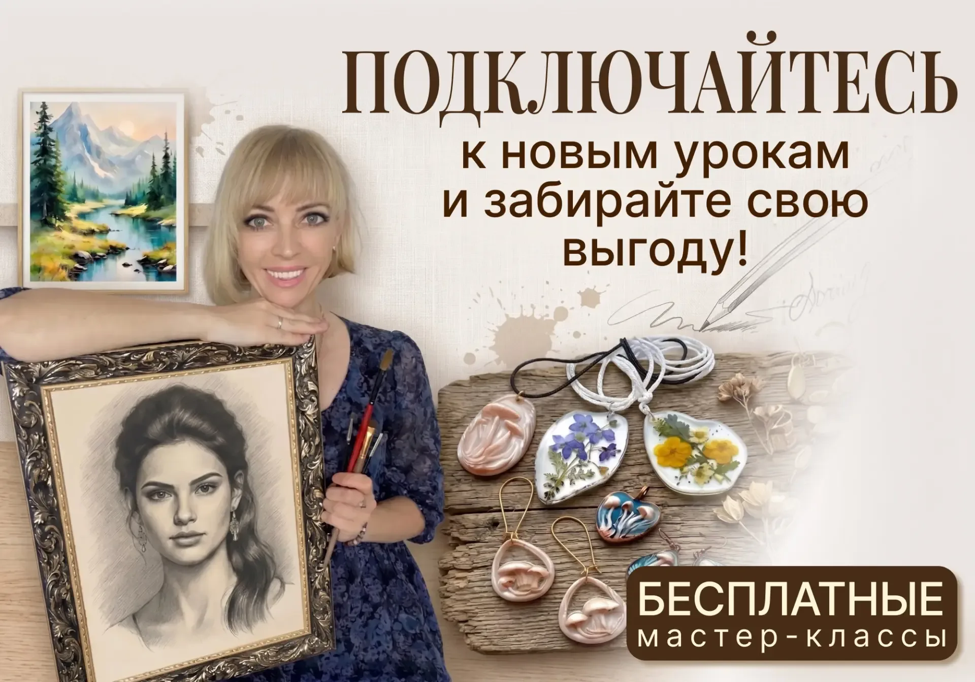 Заберите свою выгоду в 50.000₽🤑  Уже на этой неделе пройдут 3 БЕСПЛАТНЫХ мастер-класса — если бы они