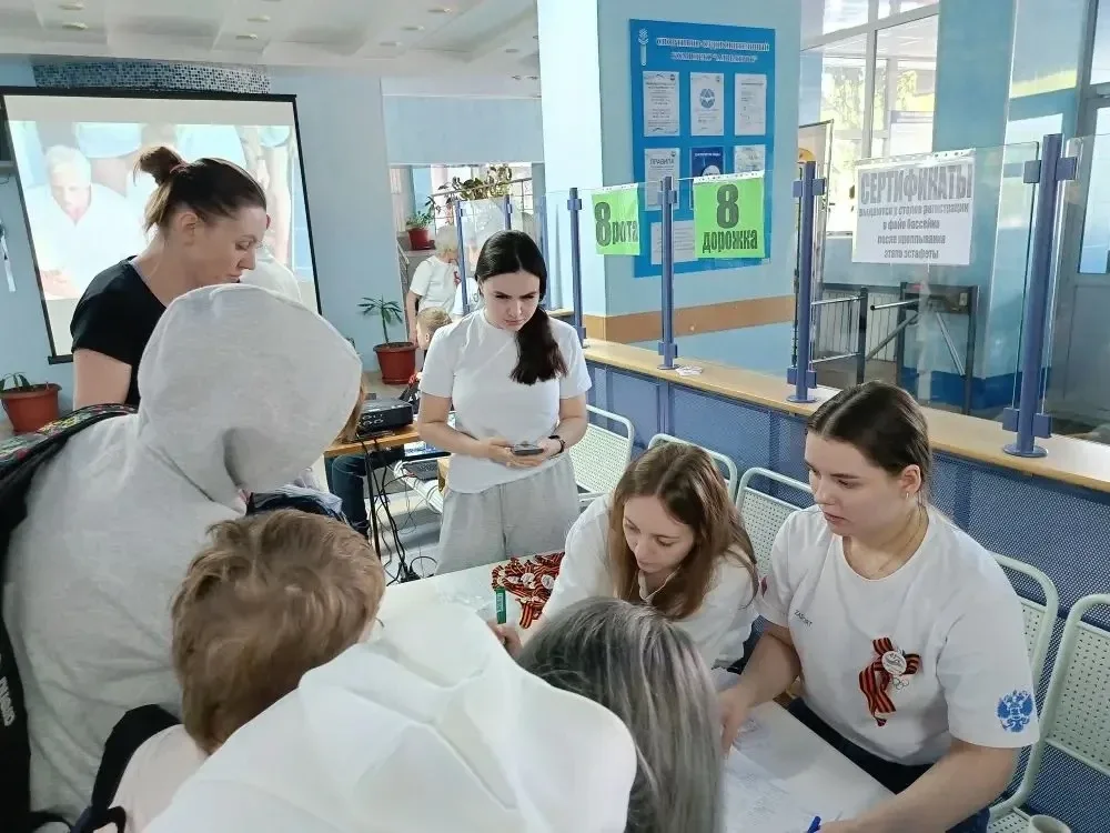 В бассейне «Альбатрос» проходит регистрация на «Эстафету Победы» 🏊
