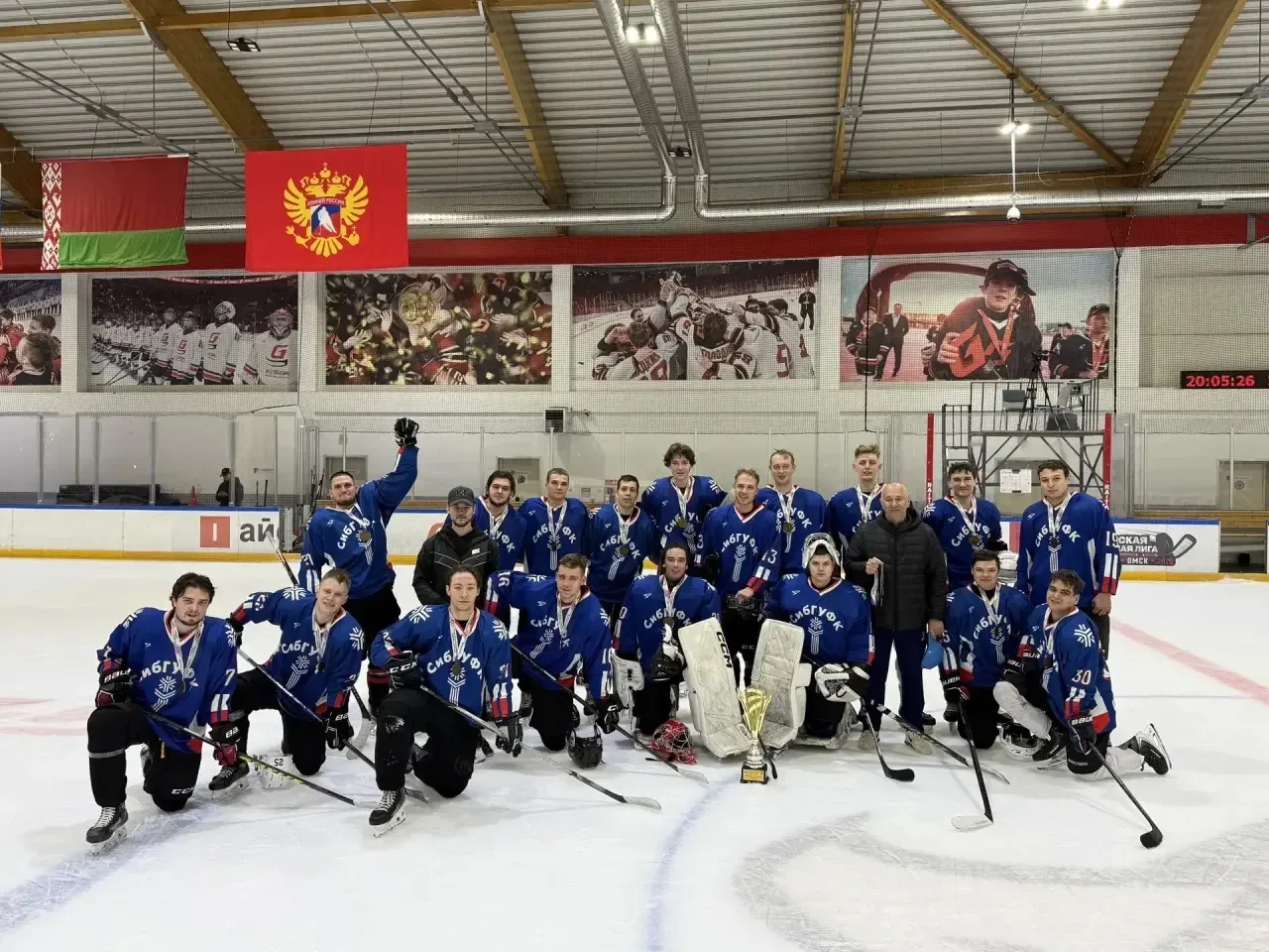 🏒🏆Вчера завершилась финальная серия золотого дивизиона Студенческой хоккейной лиги города Омска. Сбо