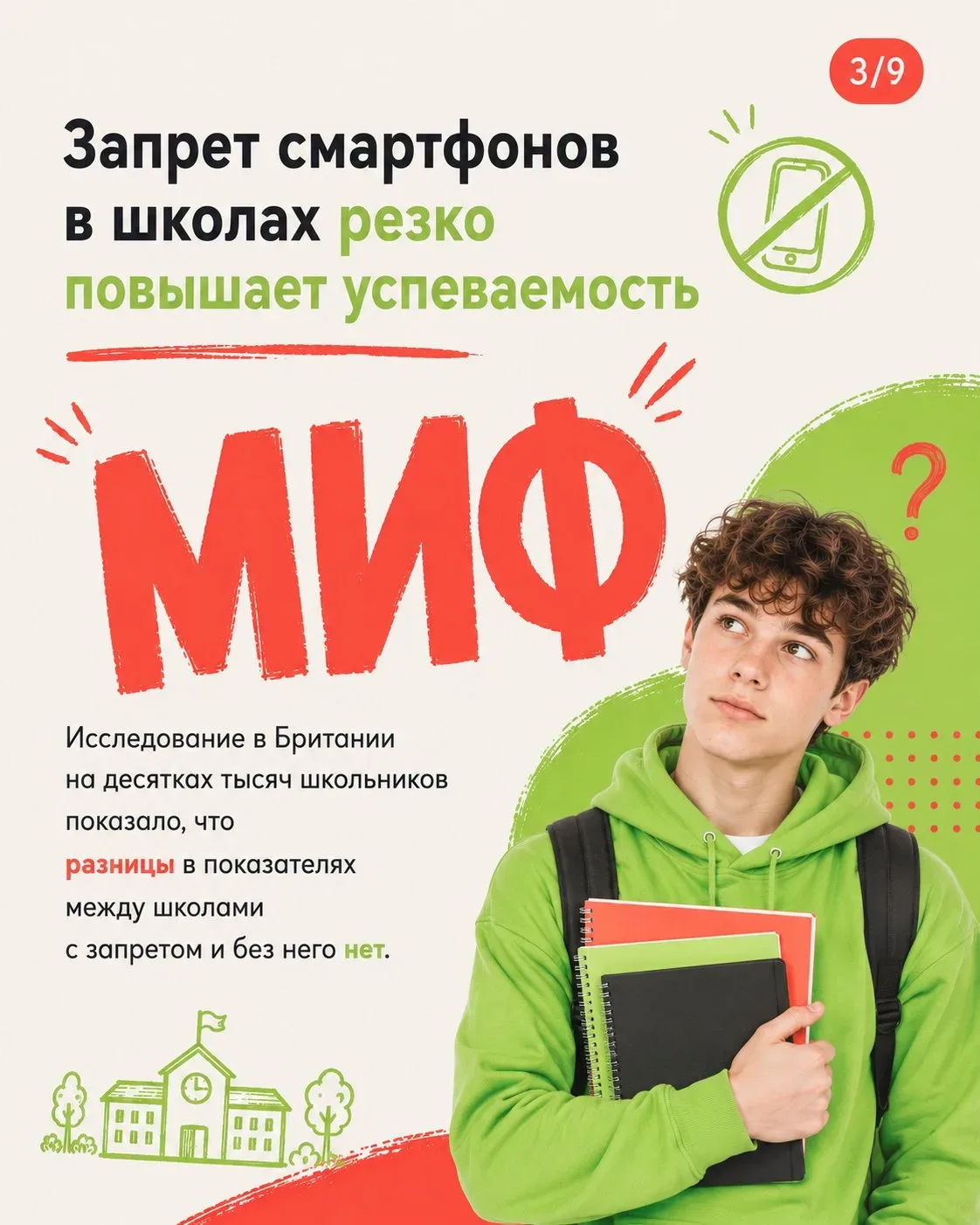 Что помогает детям стать умнее, а что глупее. Разбираем правду и мифы с точки зрения нейробиологии 👆