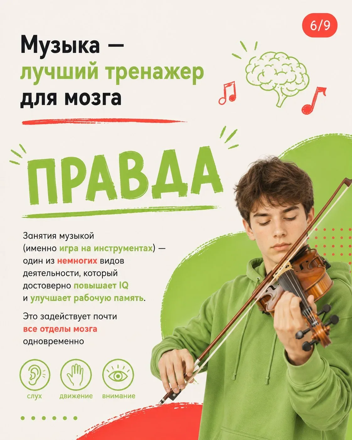 Что помогает детям стать умнее, а что глупее. Разбираем правду и мифы с точки зрения нейробиологии 👆