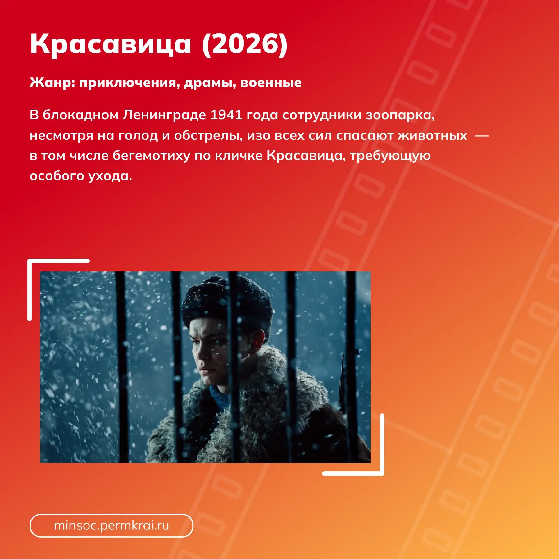 🍿 Предлагаем провести выходные за просмотром фильмов в кругу семьи.    Напоминаем дополнить просмотр