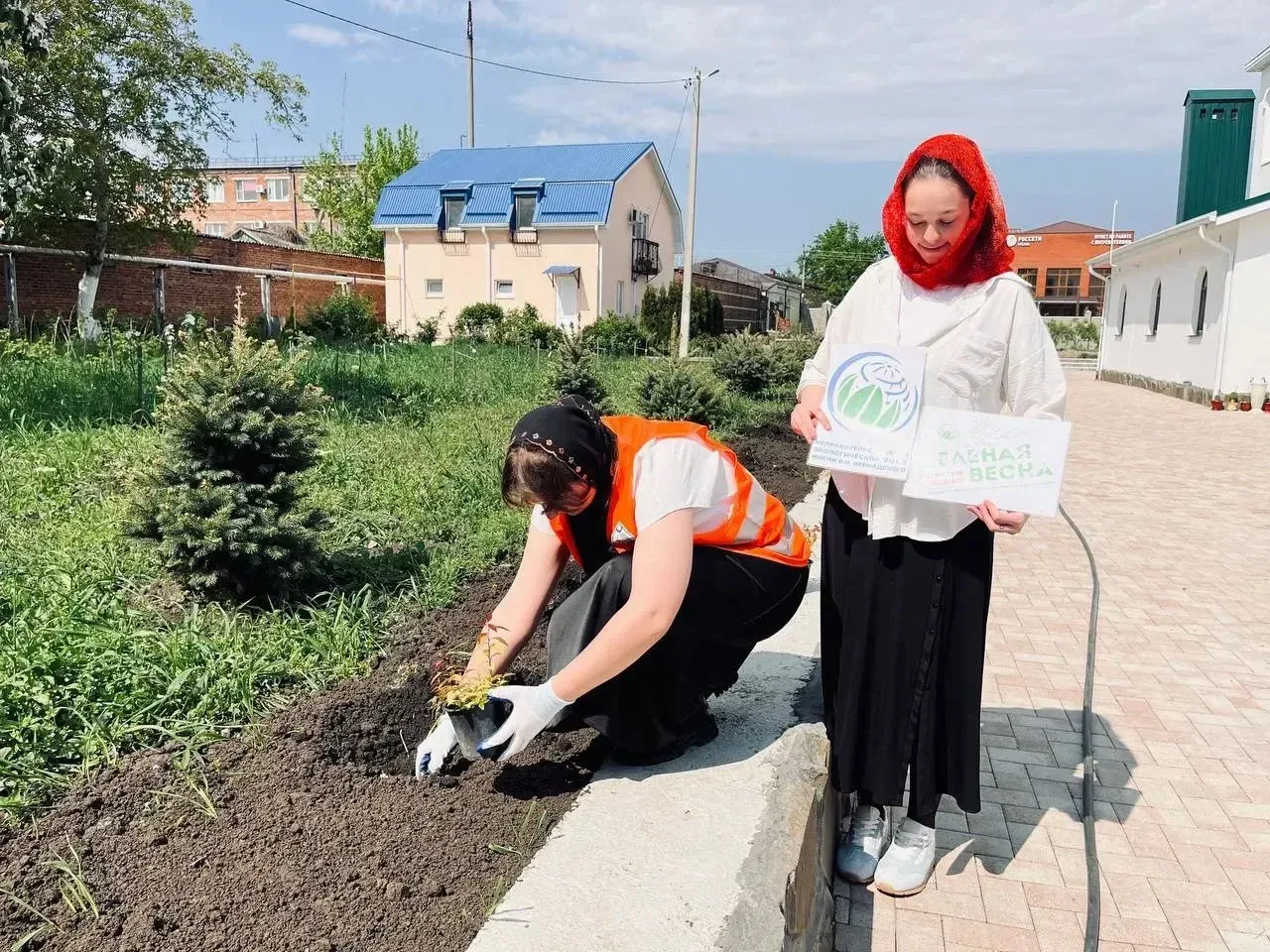 🌱 Зеленая Весна 2026: Аллея добра и красоты  Сегодня наши студенты приняли участие во Всероссийском 