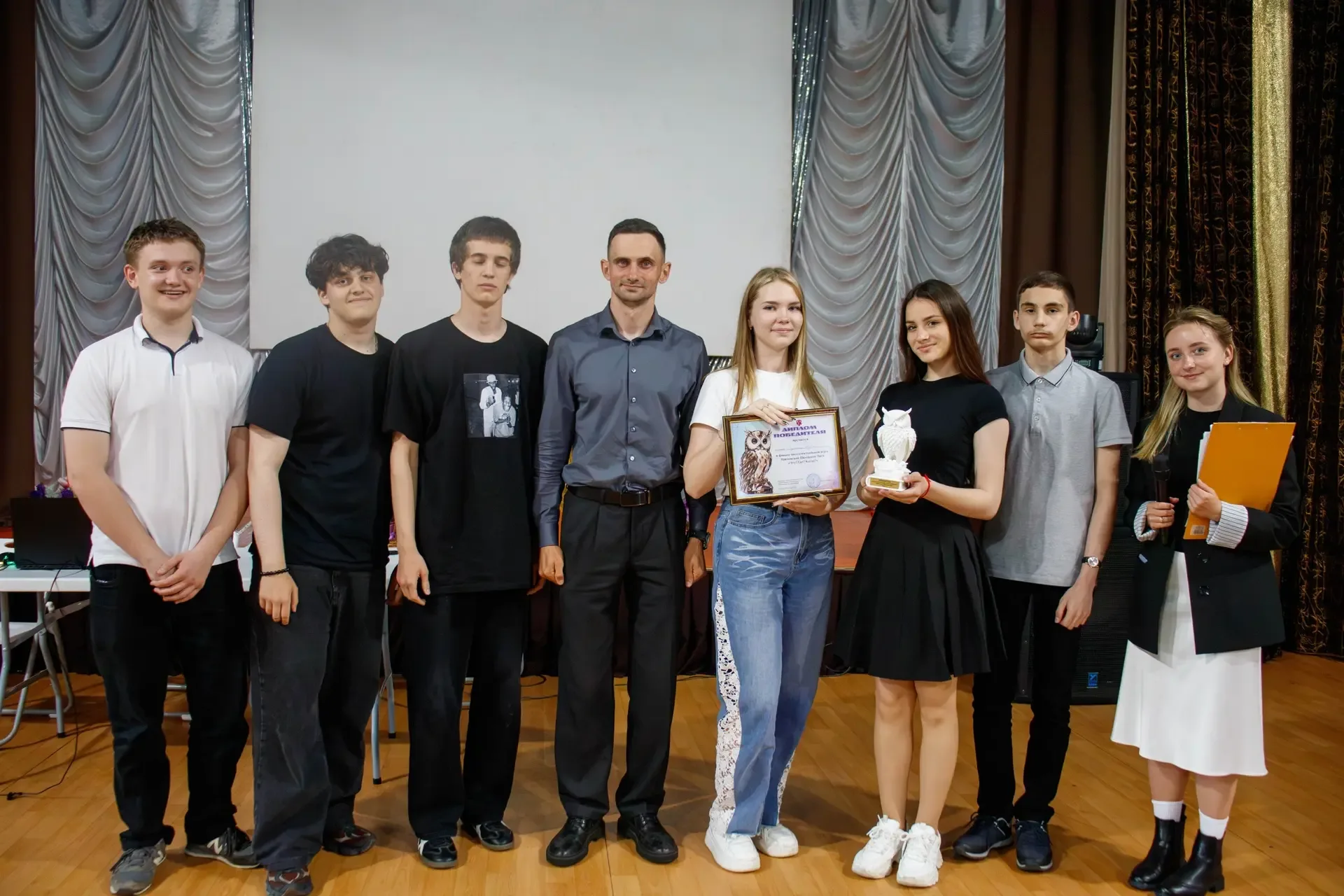 🌎🤲🏻🕊 ПОБЕДА  наших знатоков!🦉🏆  🌟Поздравляем команду «Эрудиты original» с триумфом в финале интеллек