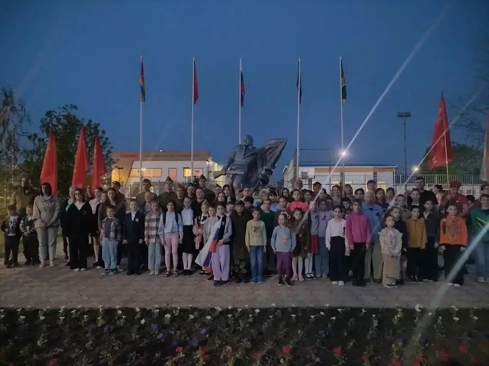 🕯 В канун Дня Победы на Обелиске землякам, погибшим в годы Великой Отечественной войны, прошла тради