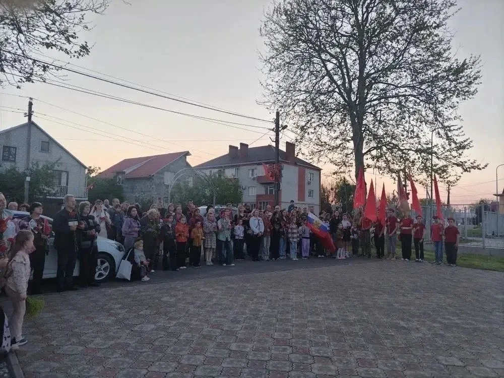 🕯 В канун Дня Победы на Обелиске землякам, погибшим в годы Великой Отечественной войны, прошла тради
