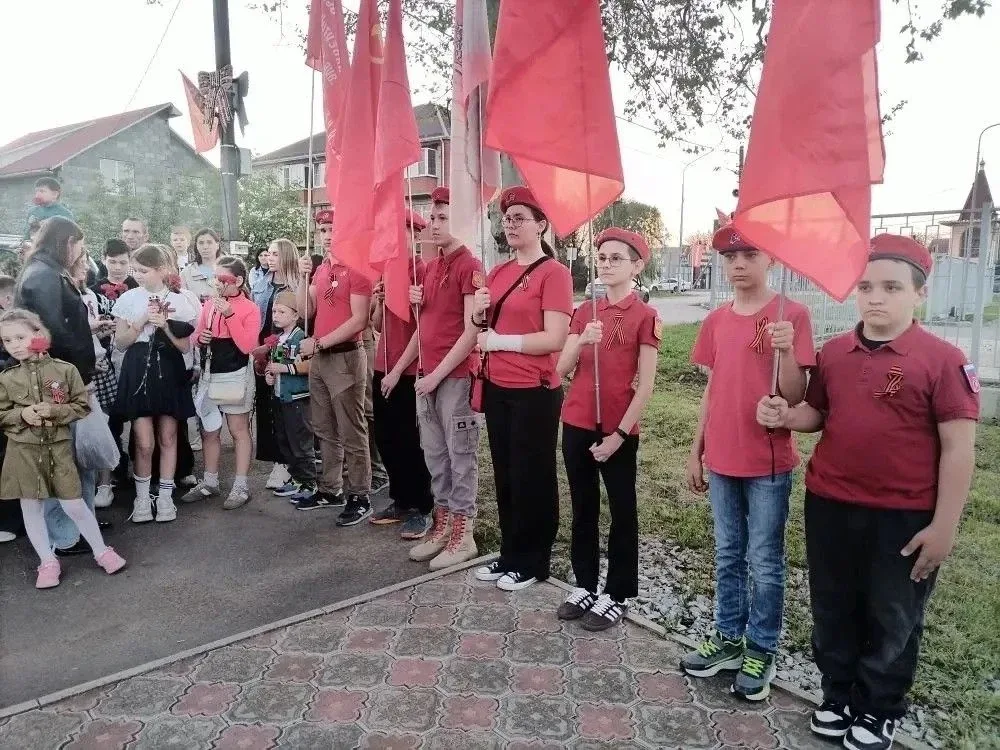 🕯 В канун Дня Победы на Обелиске землякам, погибшим в годы Великой Отечественной войны, прошла тради