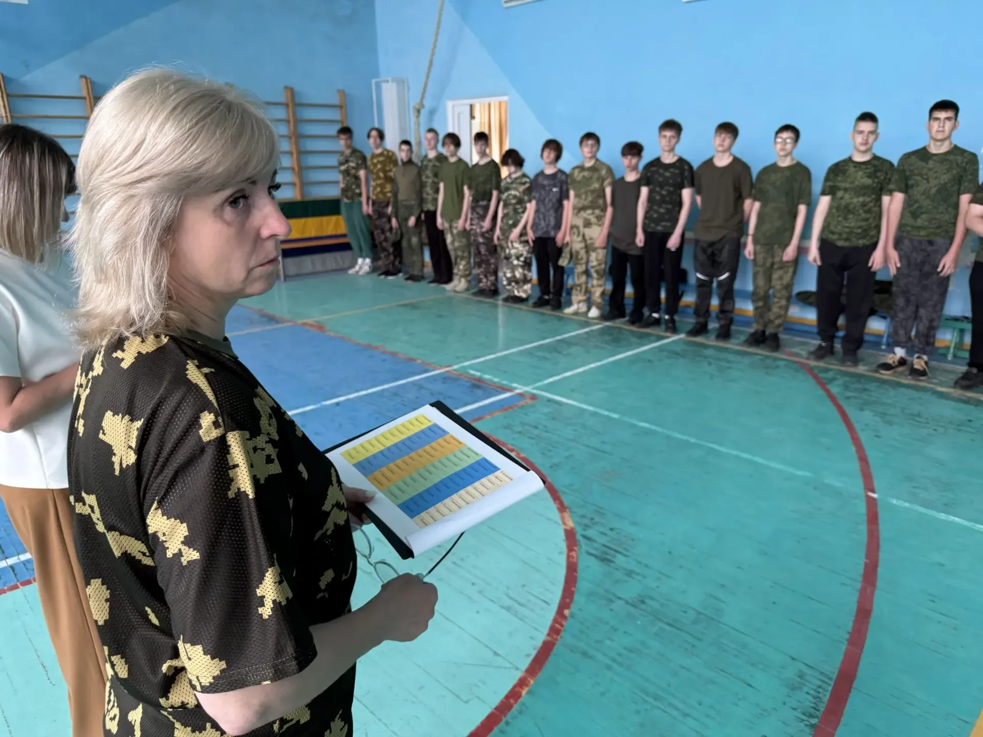 🇷🇺 Учебные сборы для 8-классников: первые шаги в основах защиты Родины!  Сегодня в нашей гимназии ст