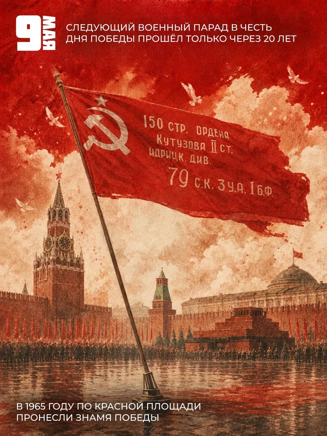 🕊️ День Победы - больше, чем просто дата  Это символ единства, мужества и самопожертвования. Напомин