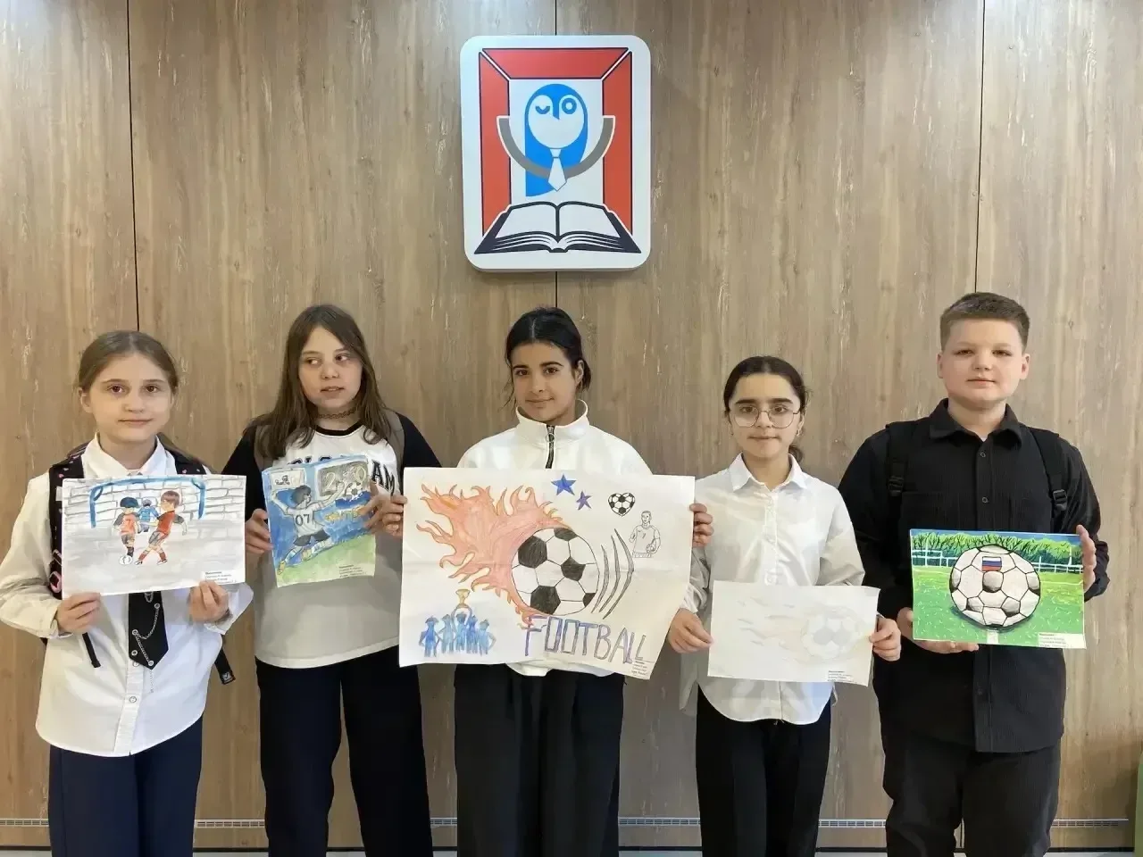 🎨✨ Подведены итоги конкурса рисунков! 🏆  В рамках всероссийского проекта «Футбол в школе» в нашей шк