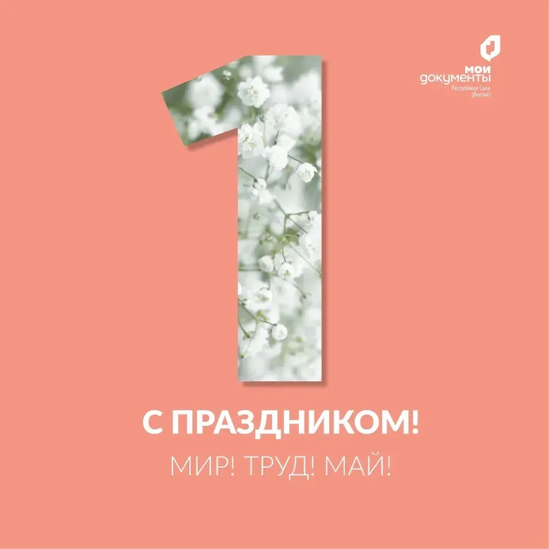 С праздником Весны и Труда!  Пусть ваша работа приносит не только стабильность, но и искреннюю радос