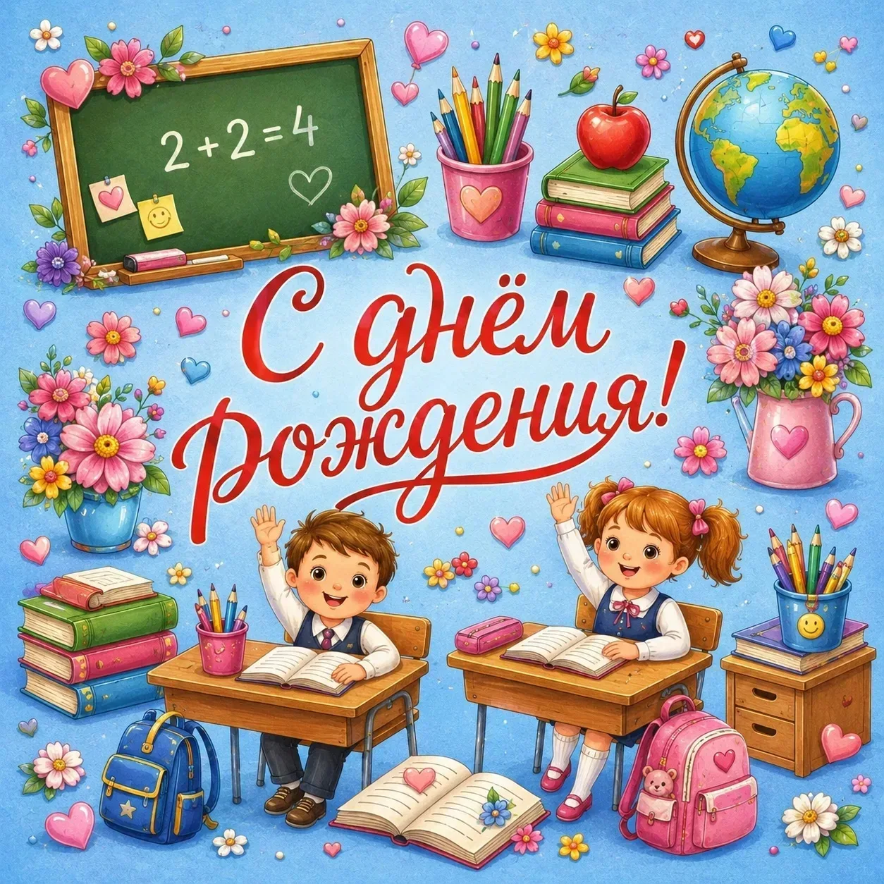 С ДНЁМ РОЖДЕНИЯ!   Сегодня свой День рождения празднует Ольга Станиславовна, учитель математики.   🌷