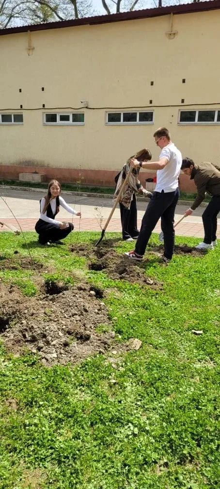 Акция "Сирень Победы": Память, Живущая в Цвету  В преддверии Дня Великой Победы учащиеся 11 "А" клас