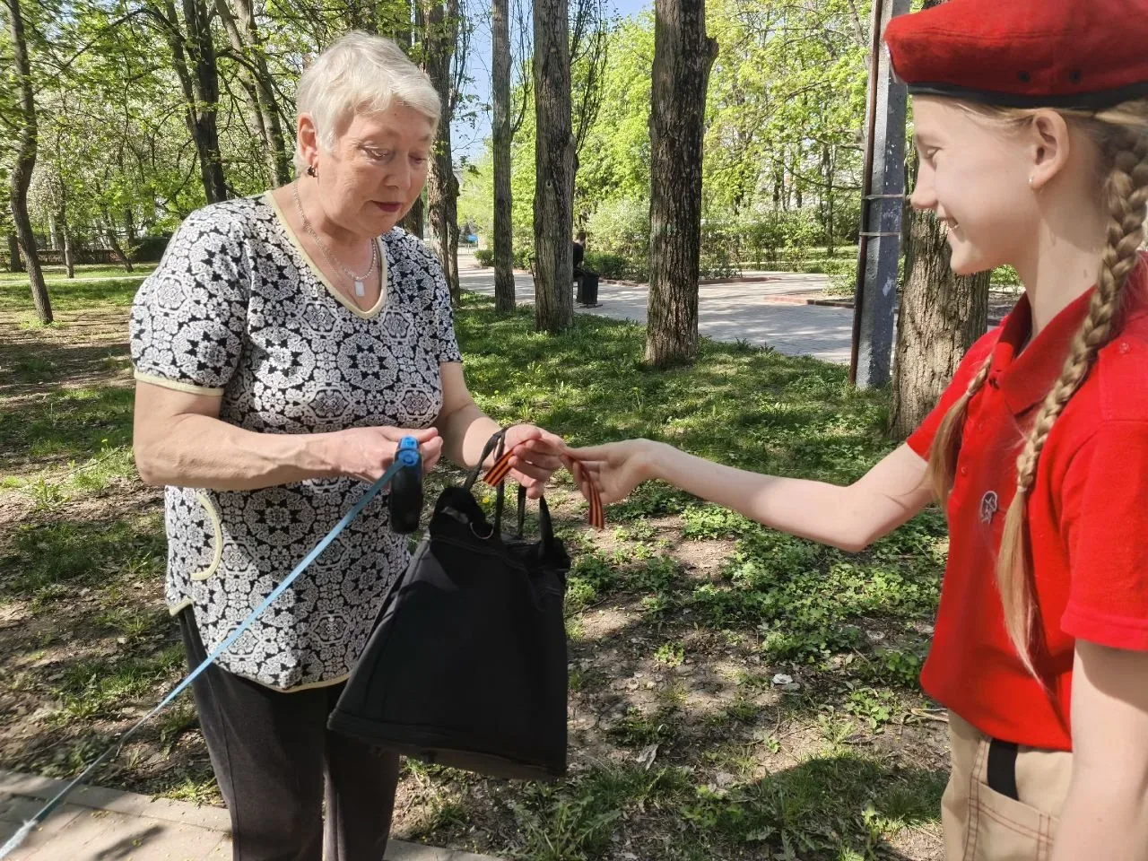 Продолжаем делиться с вами новостями Дня Победы ⭐!  В преддверии великого праздника в лицее прошёл ц